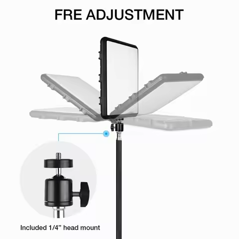 Easy-Use Bi-Color Led Light - 2800K-7000K 8"/12" Panel for Streaming/photography Studio & Home Video