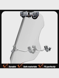 For CFMOTO 800NK/450/675 Motorcycle Windshield Increase Height Deflector Sunshade and Chest Protecti