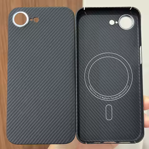 Magnetic 600D Aramid Carbon Fiber Phone Case Cover On For Magsafe iphone 13 14 15 16 16e Pro Max 5G 