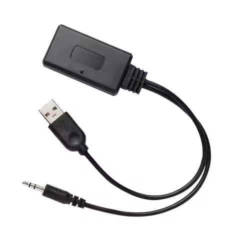 A77T-Universal Aux Bluetooth Music Audio Receiver Car Adapter Universal 1 Piece