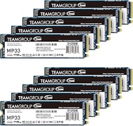 TEAMGROUP MP33 512GB 10 Pack SLC Cache 3D NAND TLC NVMe 1.3 PCIe Gen3x4 M.2 2280 Internal Solid Stat