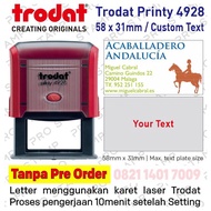 Automatic Custom Stamp - TRODAT 4928 (Size 60 x 33mm)