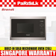 (Bulky) Brandt BMS7120X Built-in Solo Microwave Oven (26L)