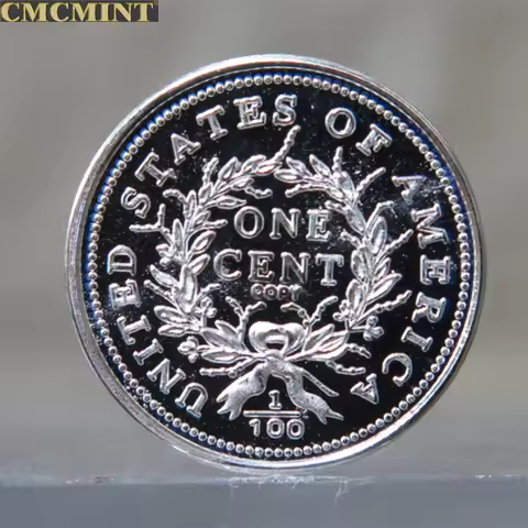 Us Coins Silver Dollar 1 Gram Silver Round Souvenir Challenge Coin 999 Fine Silver Coins Collectible