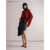 CANIFA Runway Collection 6KS25C008 A-line skirt with bias flap