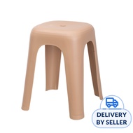 Citylife Cuboid Sitting Stool Chair (Brown)