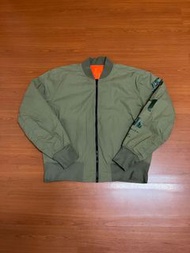 Nike NSW REV WVN AF1 Jacket MA-1 飛行外套 雙面穿夾克 防風防水 size XL