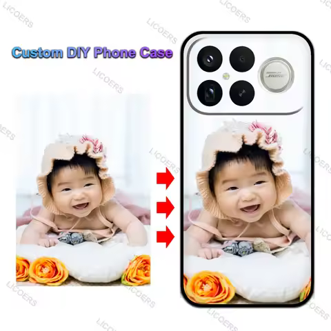 Custom Case for Xiaomi POCO F8 Ultra F8 Pro Cover DIY Photo Text Soft Silicone Tempered Glass Shockp