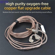 SEVEN KZ Earphones Cord For KZ ZEX B/C Pin 2Pin Cable Twisted Cable Upgrade Oxygen-Free Copper In Ea