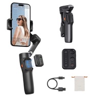 Hohem iSteady X3 SE Gimbal Stabilizer for, Foldable Smartphone Gimbal with Detachable Remote Control