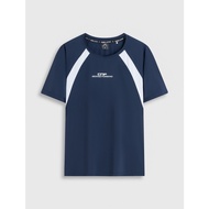 CANIFA men's active T-shirt with loose color combination 8TS26C005