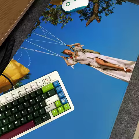 D-Doja Cat Vie Mouse Pad Xxl Computer Large Size Non-slip Gamer Keyboard 90x40cm Art Design HD Deskm