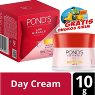 COD) Ponds age miracle day cream 10gr pons age miracle glowing