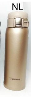 ZOJIRUSHI 象印 0.48L 超輕量OneTouch不鏽鋼真空保溫杯 SM-SD48NL,香檳金