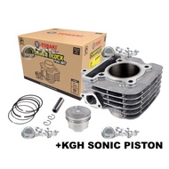 TOBAKI Racing Block With Sonic Piston 60MM 62MM 65MM 66MM For WAVE125