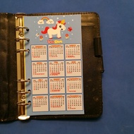 Calendar 2025 Unicorn Binder Organizer 2 Rings, 6 Rings, 20 Rings, 26 Rings Glossy Cheap