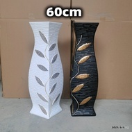 60cmCeramic Vase Nordic Floor Vase White Red Gold Silver Black Flower Simple Wedding