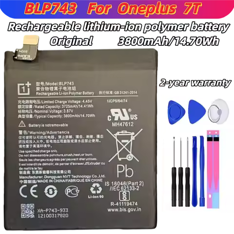 lithium-ion BLP801 BLP761 BLP759 BLP745 BLP743 BLP699 BLP685 Battery For OnePlus 7pro 7plus 7T 7Tpro
