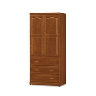 [特價]ASSARI-紐松3尺高衣櫃(寬88x深53x高203cm)樟木色