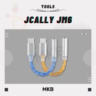 [READY STOCK] JCALLY JM6/ JM6 Pro 5N OFC Silver-Plated Cable Audio DAC Adapter CX31993 DAC Chip Alum
