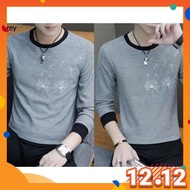 CY W001 Man Sweater Knitted Kpop Casual Office Wear Korean Shirt