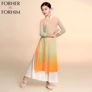 FORHERFORHIM New kids clothes Classical Dance Costume Girl Flowing kids clothes Performance Costume 