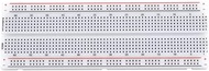 (White) - BB830 Solderless Plug-in BreadBoard, 830 tie-points, 4 power rails, 6.5 x 2.2 x 0.3in (165