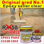 1L CLEAR EPOXY HEAVY DUTY PAINT / epoxy floor paint / cat epoxy lantai / epoxy primer floor / epoxy 