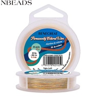1roll Round Craft Copper Wire Light golden 0.6mm 22 Gauge