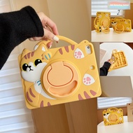 SamsungTabA8 SamsungA9 Casing Yellow Kitten Pattern Case For  Samsung Tab A8 2021 A7 S6 Lite 2020 20