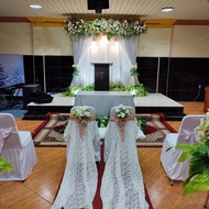 Menyewakan dekorasi pemberkatan pernikahan gereja