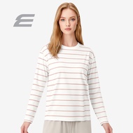 ELGINI E16455 Baju Lengan Panjang Berjalur Wanita S-XXL | Women’s Striped Long Sleeve Top Long Sleev