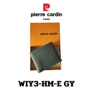 Pierre Cardin (ปีแอร์ การ์แดง) กระเป๋าธนบัตร กระเป๋าสตางค์เล็ก  กระเป๋าสตางค์ผู้ชาย กระเป๋าหนัง กระเป๋าหนังแท้ รุ่น WIY3-HM-E พร้อมส่ง ราคาพิเศษ