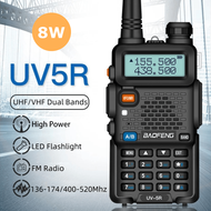 วอกกี้ทอล์กี Baofeng UV-5R 8W สองย่านความถี่ วิทยุสื่อสารสองทาง VHF UHF วิทยุ FM แบบพกพา