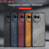 Fashion Simple Sheepskin Leather Casing For Realme C51 NFC 11 Pro+ GT5 Neo 5 SE Matte ShockProof Bumper Soft Case Cover