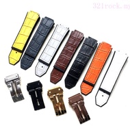 Alternative hublot Hublot Big Bang Big Bang series real cowhide silicone rubber watch strap 25mm