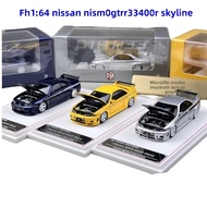 Nissan Skyline GTR R32 R33 R35 400R 1:64 Diecast Metal Model Car Set – Collectible Toy for Fans & Ki