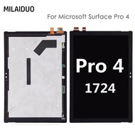 For Microsoft Surface Pro 4 1724 LCD Display Screen Digitizer Touch Panel Glass Assembly