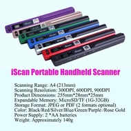 🌈Portable Handheld Scanner 🌈HD 900DPI Household Color Book Photo A4 File Scanner