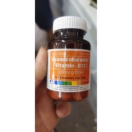 Cyanocobalamin  Vitamin B12 100 mcg(100's)