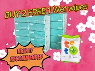(Ready Stock)Bamboo Tissue Paper Tisu 20Packs Foc 1 Teto Wet wipe