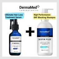 FINOXIL Hair Growth Treatment + Biotin Hair Loss Shampoo | Anti Hair Loss Tonic with Biotin Shampoo 