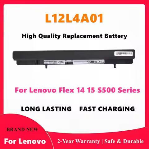 L12L4A01 Replacement Battery for Lenovo Flex 14 15 IdeaPad S500 Z500 G400s Z50-70 Series Notebook