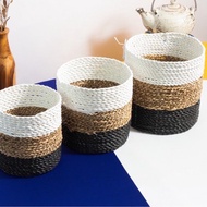 YMT98 3 SET COVER POT SEAGRASS-VAS BUNGA-ANYAMAN MENDOK-BAK SAMPAH-POT BUNGA UNIK-POT BUNGA MENDONG-