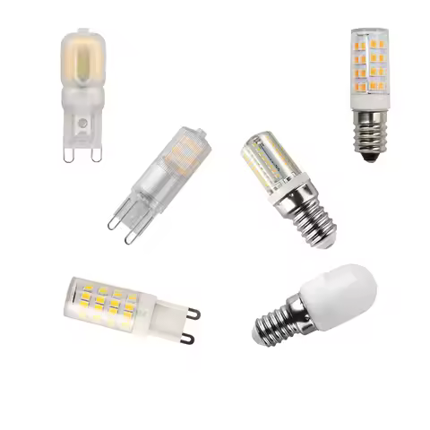 5PCS 2.5W 3W 5W G9 E14 LED Bulb Light AC220V-240V LED Lamp LED Corn Bulbs SMD2835 LED G9 Light Repla
