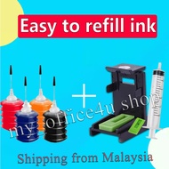 30ml Ink Refill Kit For HP 60 61 65 63 67 682 680 678 704 21 22 901 902 46 Refill Ink