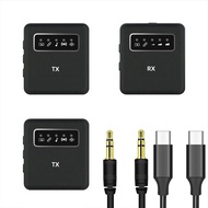 實體店鋪/SF 2.4G Wireless Dual Lapel Microphone for GoPro Hero 13 12 11 10 9 8 7 6 5,Insta360 X5 X3 X4 G