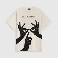 rew Áo thun ROWAY form Oversize Cotton thoáng mát phông creat 234