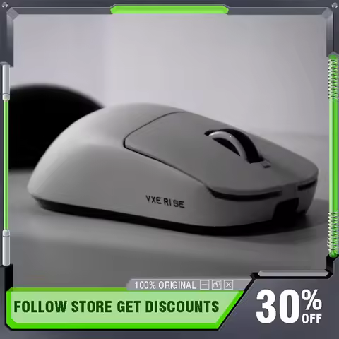 ATK VXE Dragonfly R1 Pro Max Mouse Wireless Three Mode PAW3395 18000dpi Lightweight E-sports Game Er