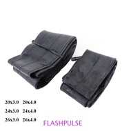FLASHPULSE Beach Bicycle Tube, 20x3.0 20x4.0 Butyl Rubber Bike Inner Tube, Bicycle Accessories 24x3.